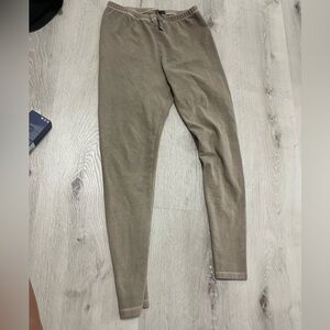 Skins leggings in size small tan color